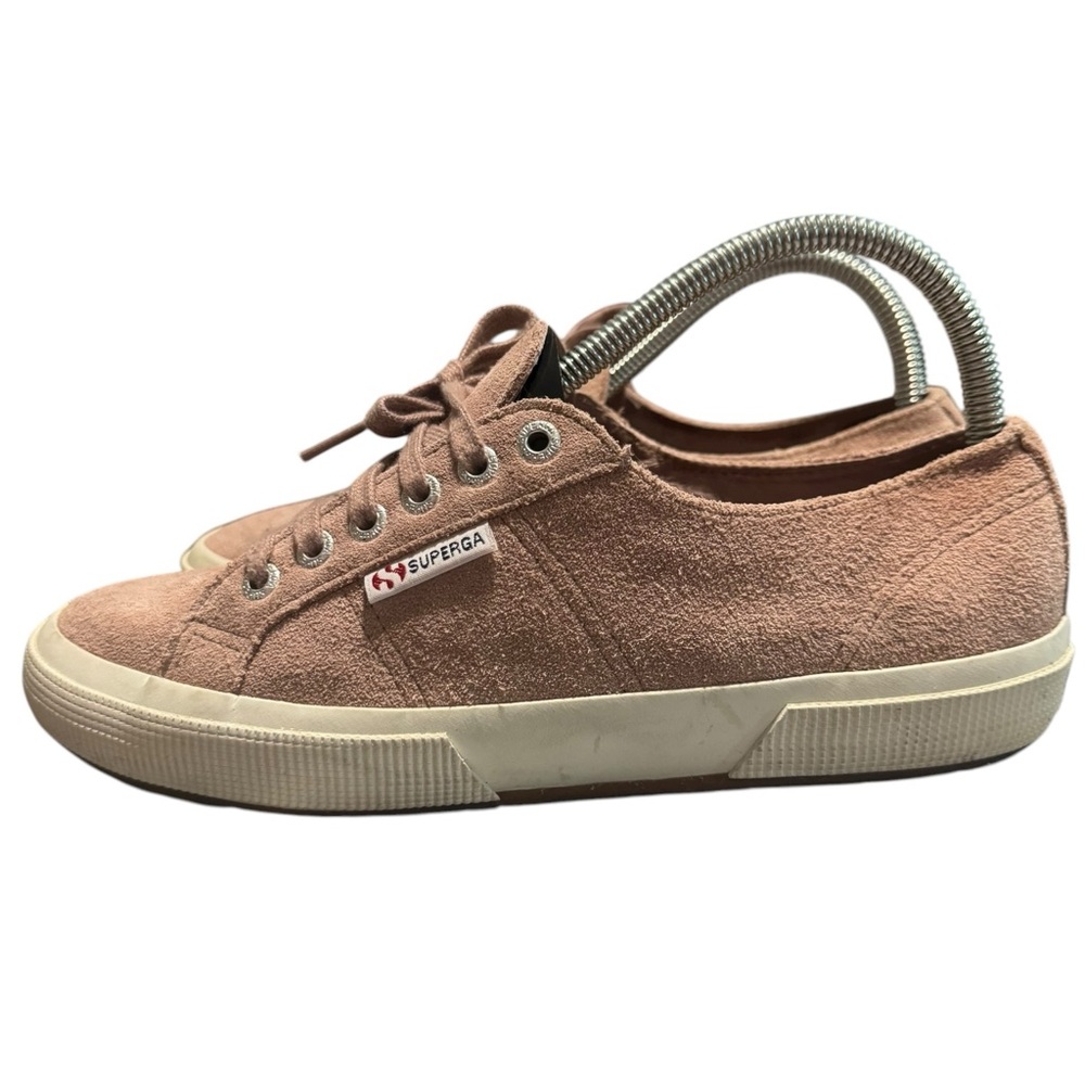 Superga 2750 Suede Sneakers Dusty Rose Pink Woman’s‎ Sneakers Sz 7.5 Low Top - Picture 8 of 14